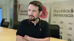 El fundador y exl�der de Podemos Pablo iglesias.