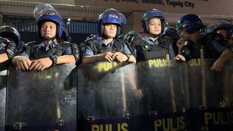 Agentes de la Polica filipina, en una imagen de archivo