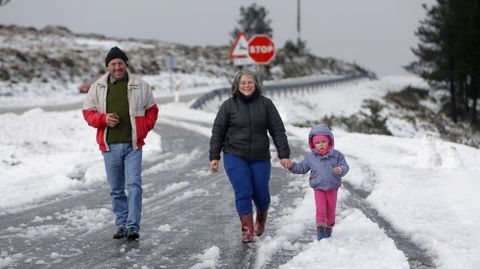 Nieve en O Caxado