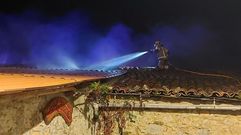 Las fotos del incendio de Porto de Lobos (Monforte)