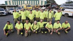 Los miembros de la Unidad Batracio de Becerre, la nica de Galicia dotada con uno de los equipos batracio de la Xunta