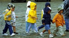 �Ya cae la lluvia minuciosa� (Borges)