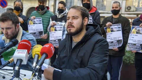  El rapero, Pablo Rivadulla Duro, conocido musicalmente como Pablo Hasel