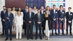 Entrega de las becas en la �ltima edici�n del programa, el pasado junio