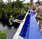 El descenso en r�pel ya se disput� en Pontevedra el a�o pasado.