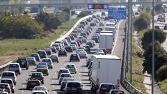 Autovia A-6 a la altura de Torrelodones (Madrid)