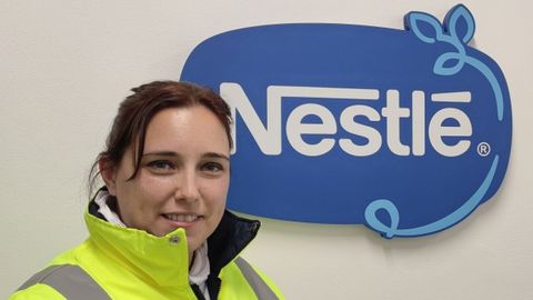 Diana del Campo, nueva directora de la f�brica de Nestl� en Sebares