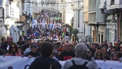 La gran manifestaci�n por la modernizaci�n del tren celebrada el 30 de noviembre.