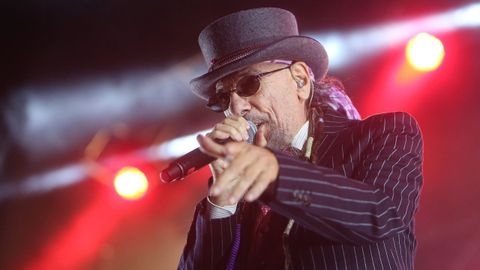 Enrique Villareal, El Drogas, en un concierto. 