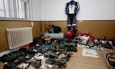 La Guardia Civil recuper� herramientas en varias operaciones, en la imagen algunas de la Cr�pula. 