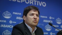 Albert Gil, durante una rueda de prensa