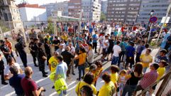 Los marineros del cerco apoyan a los encausados por las protestas de Vigo