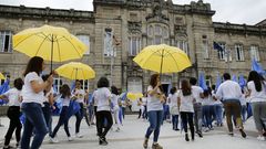 Coreograf�as estudiantiles por el D�a de Europa