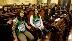 Pleno infantil en el Ayuntamiento de A Coru�a