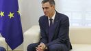 Pedro S�nchez durante una reuni�n esta semana en la Moncloa.