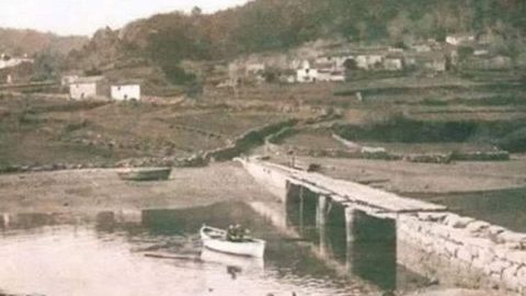 Imagen del antiguo puente, construido en 1895.