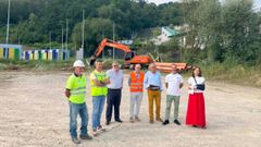 Inicio de las obras para un nuvo aparcamiento en El Bayu, Siero