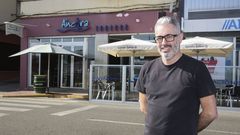 Multas en Laxe por poner la terraza sobre un vial de la Xunta