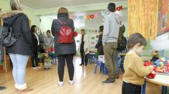 Foto del pasado febrero, durante una jornada de puertas abiertas en el colegio San Rosendo de Ferrol