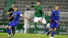 Jos�n y Tarsi en un encuentro ante el Racing de Ferrol