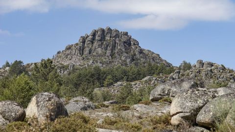 Penedos de Anguioncha, en Calvos de Randn