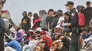Migrantes que contin�an en la ciudad aut�noma.