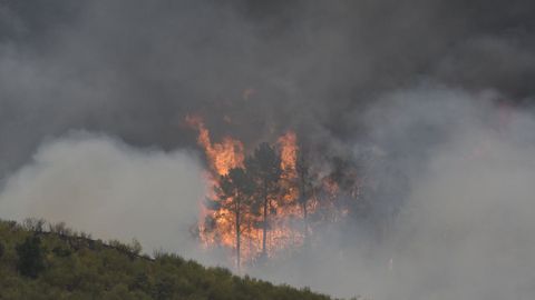 Incendio en Quiroga