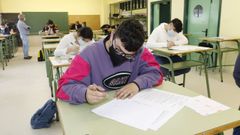 Examen extraordinario de selectividad en Viveiro el pasado mes de julio