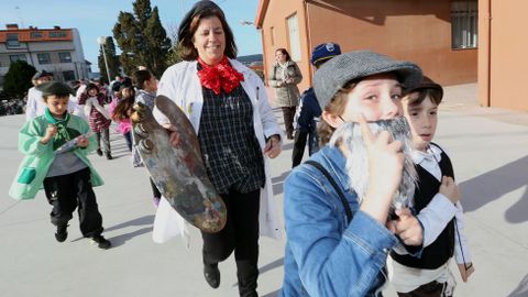 Fiestas de carnavales en los colegios de Barbanza