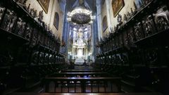 Coro de la Catedral de Lugo, obra barroca del maestro Francisco de Moure, que ser� restaurado por la Xunta