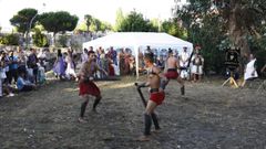 Recreaci�n en la villa romana de Toralla