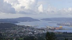 Vista de Fene y la r&iacute;a de Ferrol, en foto de archivo.