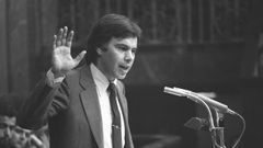 El expresidente del Gobierno Felipe Gonzlez, durante un debate en el Congreso. 