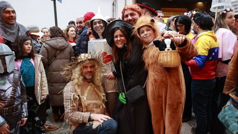 Martes de carnaval en el barrio de Monte Alto, en A Coru�a