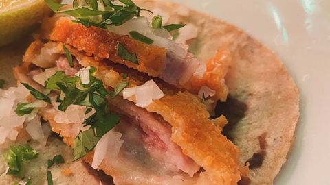 Taco de cachopo, plato de La Xida