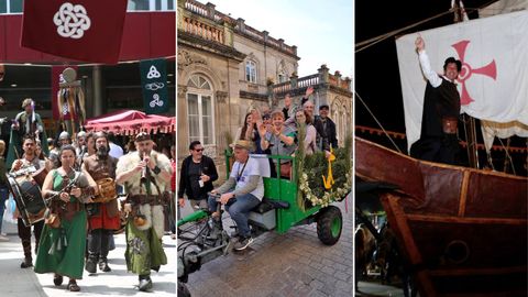La Feira Celta de Santa Rita de Vilagarc�a, el Festival de Cans o el D�a de Col�n, son algunas de las posibilidades de este fin de semana