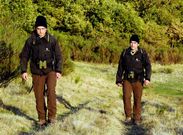 Miembros de una patrulla destinada en las monta�as lucenses en el 2010.