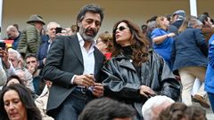 Juan del Val y Nuria Roca en Las Ventas el pasado mes de mayo en Madrid