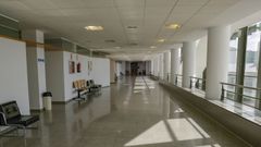 Pasillos vac�os en el Tribunal de Instancia de Lugo este verano