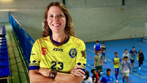 Mar�a Torrente, presidenta del Club Balonmano Nar�n