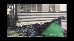 El incendio da�� la vivienda cercana