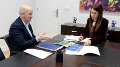 El alcalde y la conselleira