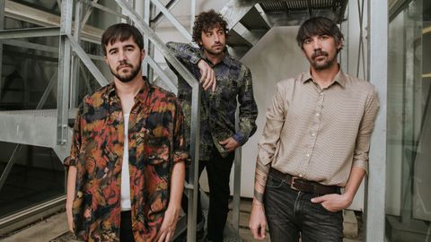 Alejandro M�ndez (izquieda), Alfredo N��ez (centro) y Noni L�pez (derecha), integrantes de la banda Lori Meyers