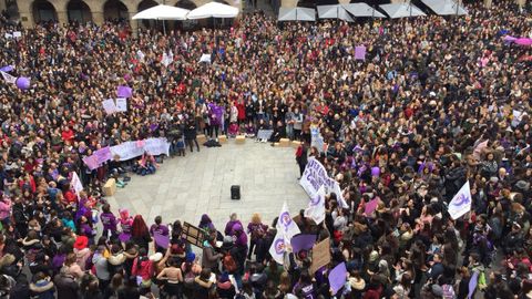 Multitudinaria protesta en Ourense