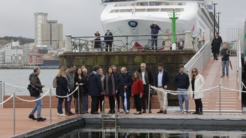 Inauguración y puesta en sevicio de la plataforma náutica de O Parrote, en A Coruña