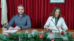 Rub�n Arroxo y Lara M�ndez presentaron los presupuestos del 2024