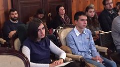 Los estudiantes Ana Mar�a Gil Rey y Miguel Cavadas Docampo