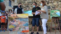 Entrega del primer premio del certamen de Arra