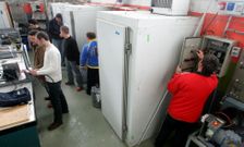 Imagen de archivo de los talleres de Fr�o Industrial del CIFP As Mercedes, de Lugo. 