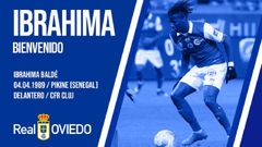 Ibrahima Bald�, nuevo jugador del Real Oviedo